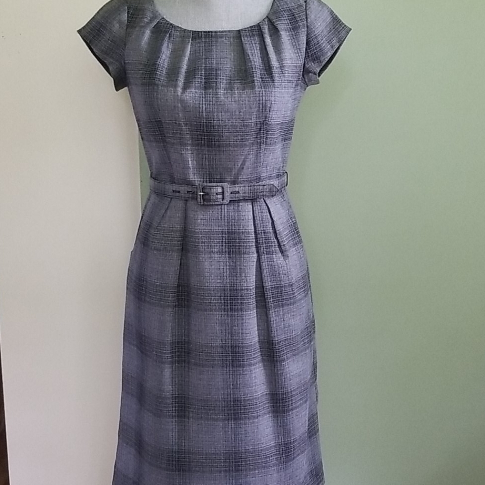 Plaid Pencil Dress